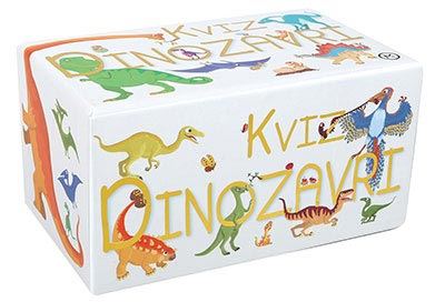 Kviz Dinozavri, didaktični komplet s knjižico in karticami