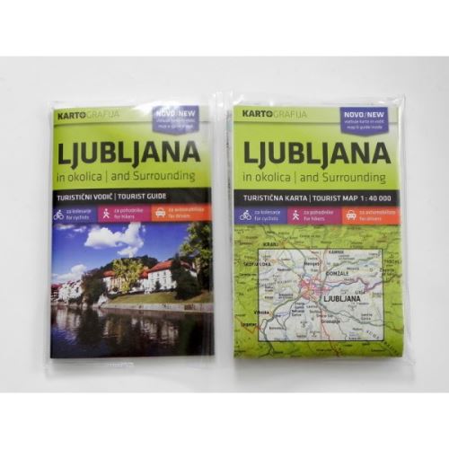 Ljubljana in okolica 1:40 000 (planinska karta)