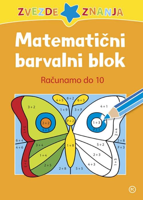 Matematični barvalni blok - Računamo do 10