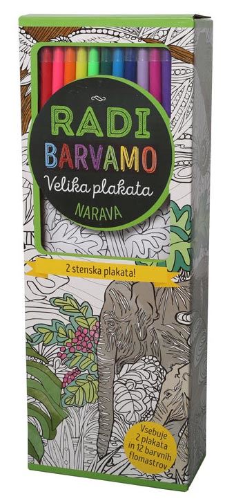 Radi barvamo - Velika plakata, narava