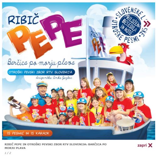 Ribič pepe: Barčica po morju plava (CD)