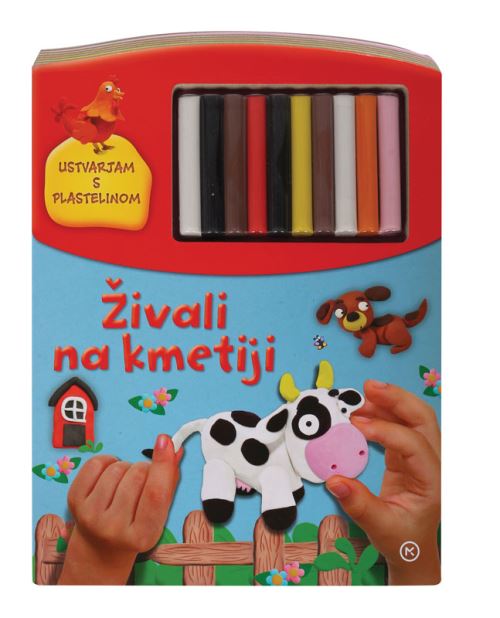 Ustvarjam s plastelinom - Živali na kmetiji