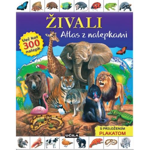 ŽIVALI: ATLAS Z NALEPKAMI